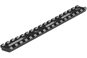 Lion Gears BridgeMount Rail Tactical Picatinny Rail, 7" Long with 17 Slots, BM17S, Black
