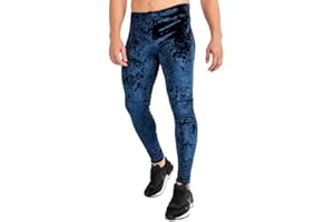 Kapow Meggings Velvet Material Mens Leggings