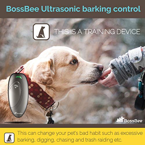 BossBee Ultrasonic barking control, Dog bark control, Bark trainer