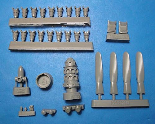 1/48 Vector resin P-47N Thunderbolt engine prop exhaust Academy VDS48087