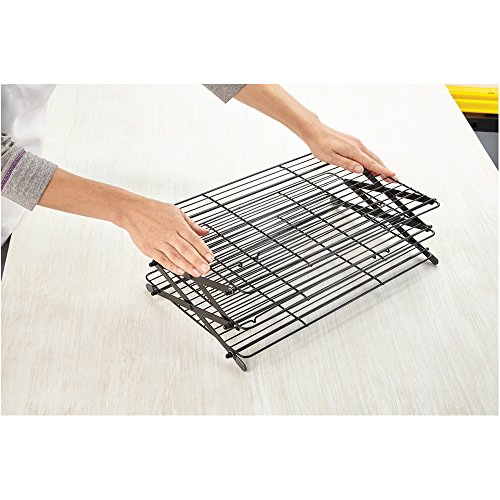 Wilton 3Tier Collapsible Cooking and Baking Cooling Rack GearsHome