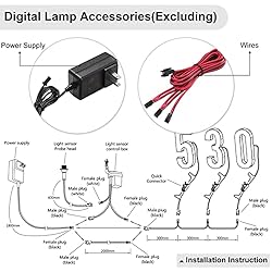 LMP 12V DC Low Voltage Led House Numbers Address