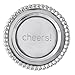 Mariposa Beaded Wine Plate, 
