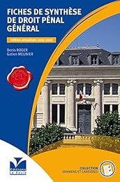 Fiches de synthèse de droit pénal général