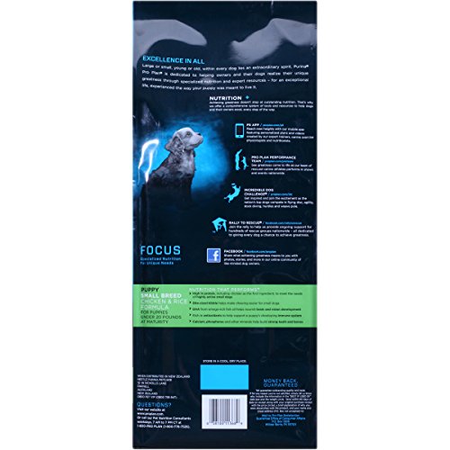 Purina Pro Plan High Protein Small Breed Dry Puppy Food, FOCUS Chicken & Rice Formula - 6 lb. Bag - //medicalbooks.filipinodoctors.org