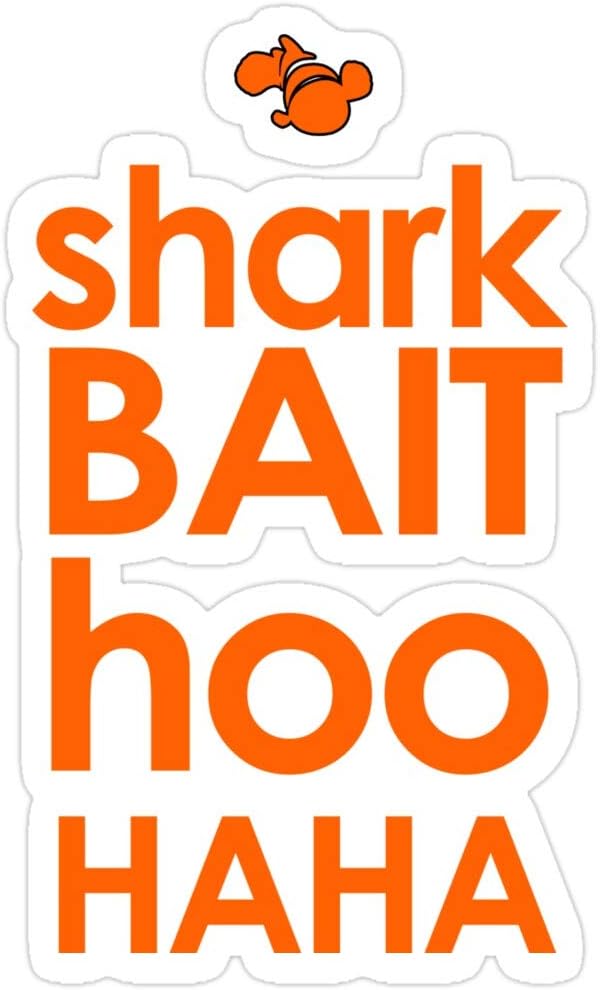 BreathNenStore Shark Bait Finding nemo Stickers (3 Pcs/Pack) 7816868907481