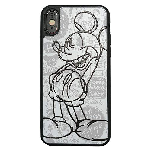 Hard Plastic Soft Frames Mickey Mouse Case For Apple Iphone Xr Iphonexr 61 Grey Durable Protective Shockproof Walt Disney Disneyland Cartoon Classic