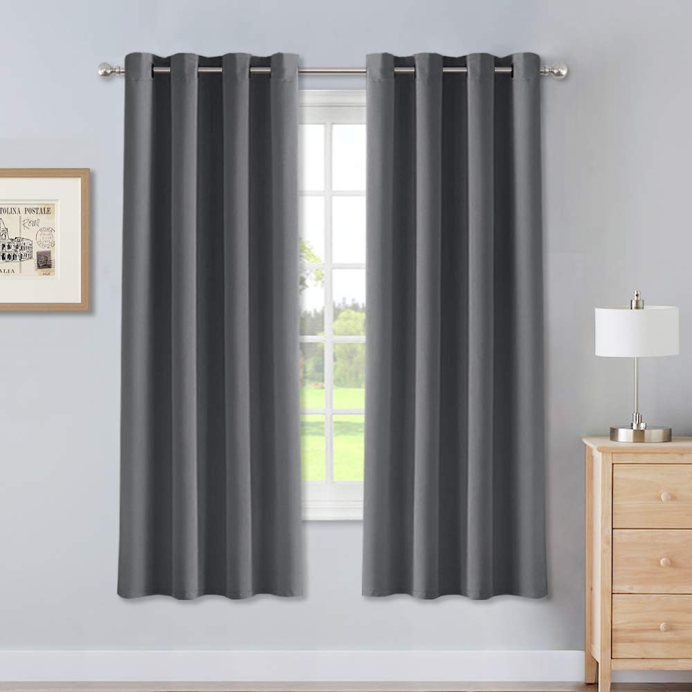 Pony Dance Eyelet Blackout Curtains Thermal Insulated Short