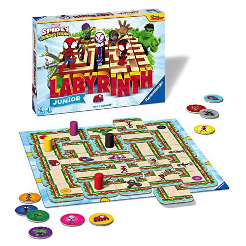 Ravensburger Spidey and His Amazing Friends Labyrinth Junior Game for