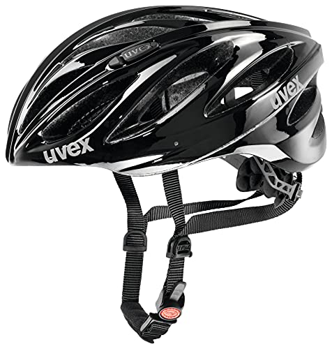 uvex boss Race Fahrradhelm, Black, 52-56 cm