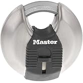 MASTERLOCK M40XKADCCSEN 70mm Disc Padlock, 2-3/4"