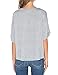 Haola Womens Funny Printed Feather Graphic T Shirts Loose Tops Juniors Tees Grey M