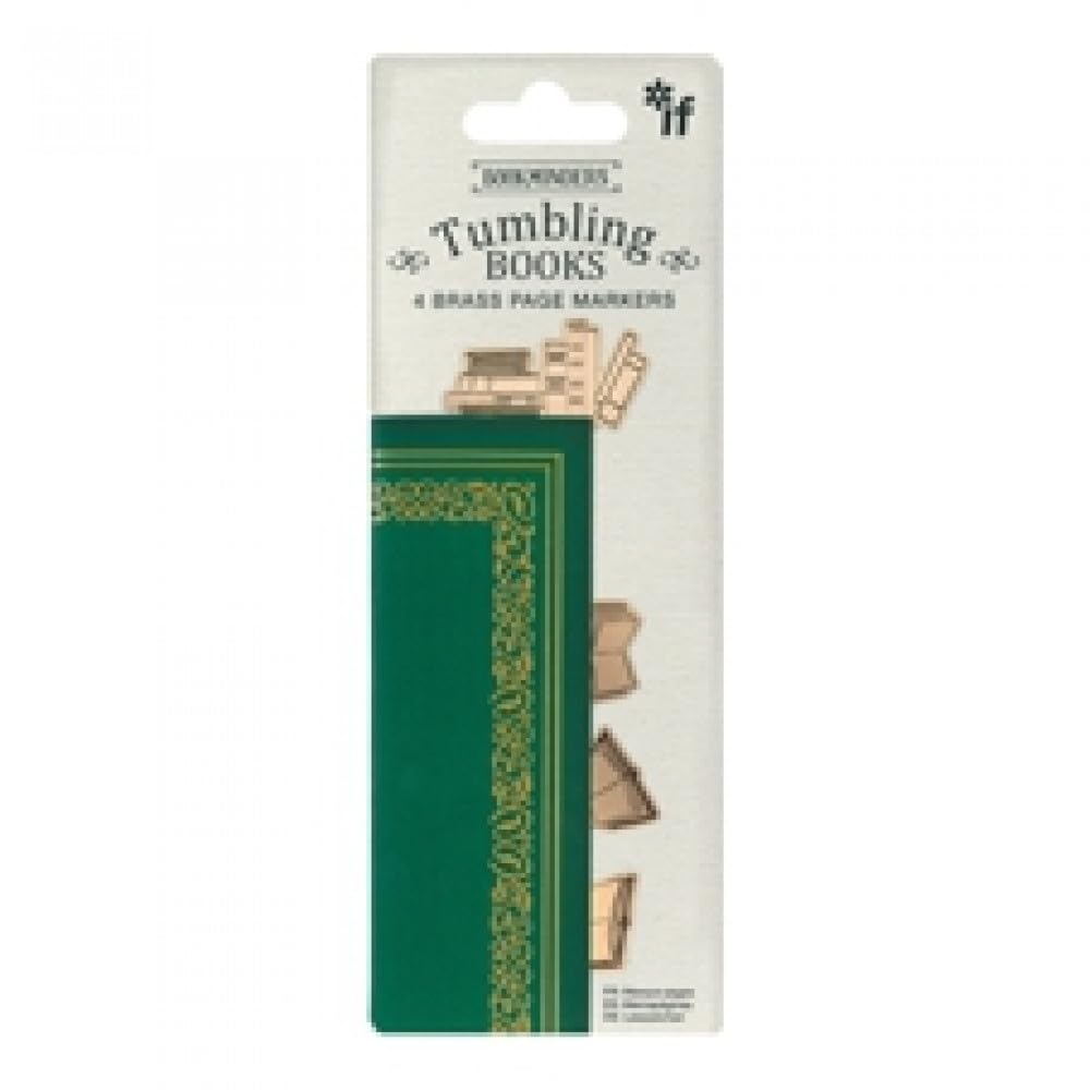 IF Book Minders Page Markers, Brass Page Keepers - Tumbling Books