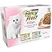 Purina Fancy Feast Kitten Tender Ocean Whitefish Feast and Tender Turkey Feast Wet Kitten Food Variety Pack - (2 Packs of 12) 3 oz. Cans
