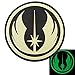 Jedi Order Glow in the Dark Star Wars GITD PVC Rubber 3D Hook-and-Loop Patch