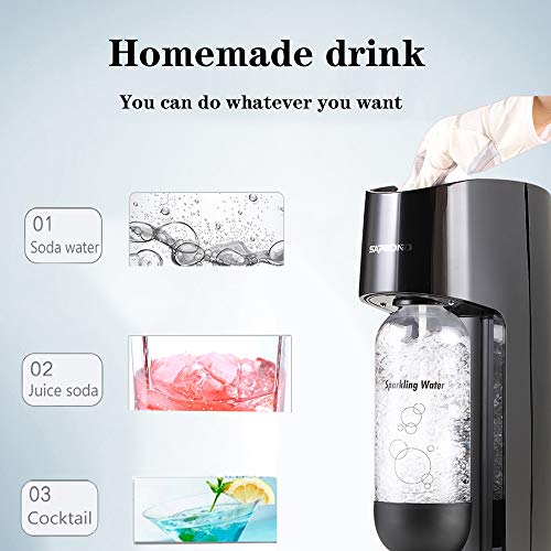 Sparkling Water Maker Carbonated Soda Machine Seltzer Fizzy Drink Maker
