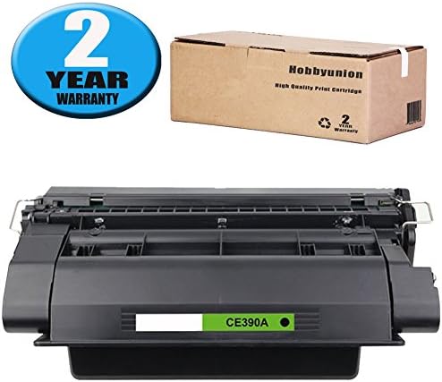 High Yield 90A CE390A Toner Cartridge 1 Pack Black by Hobbyunion Replacement for LaserJet Enterprise 600 M601n M601dn M602n M603n M4555 Series Printer