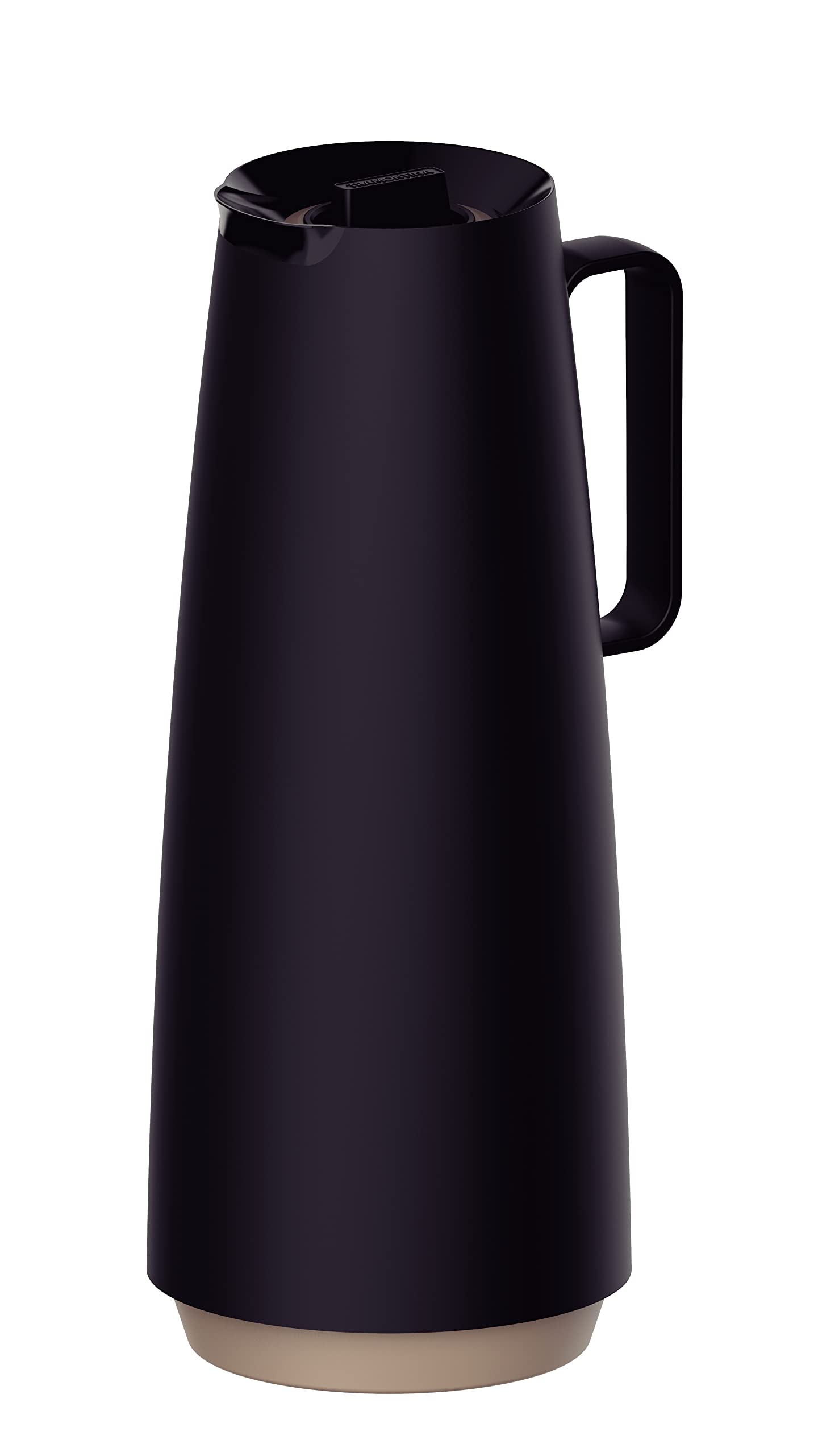Tramontina Thermal Flask with Interior Glass Container (Black, 1.0l)