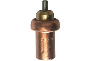 KAST 22186720 22463368 22831341 Thermostatic Valve Kit for Screw Air Compressor Replacement, Metal Alloy Globe Valve with 2 Ports, 1/2 in Flange Inlet, 1/2" NPT Outlet