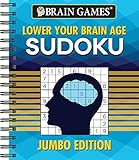 Brain Games - Lower Your Brain Age Sudoku: Jumbo Edition by 