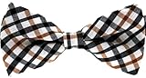 Tok Tok Designs® Handmade Men Bow Ties - B127 (TC Cotton Fabric)