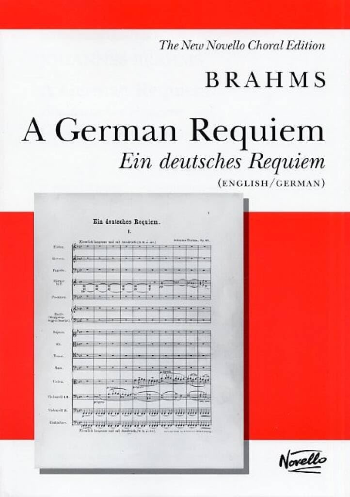 A German Requiem. Mixed Choir And Piano/Organ. Part