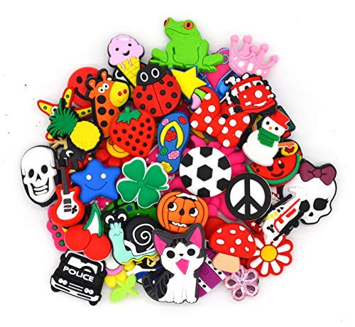 50 COLORFUL Charms for Crocs or Jibbitz Bracelets