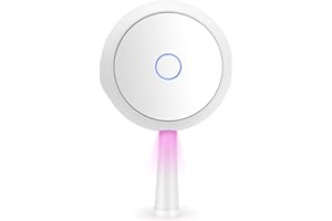 YourMate Toothbrush Sanitizer Covers Rechargeable Travel Toothbrush Case with Magnetic Holder for Houshold and Traveling White