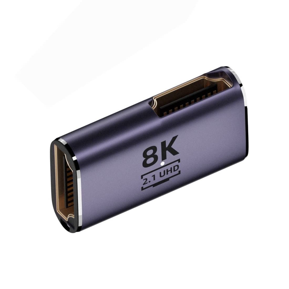 chenyang CY HDMI 2.1 Converter Adapter,HDMI Female to Female Right Side UHD Extension Converter Adapter Support 8K 60hz HDTV