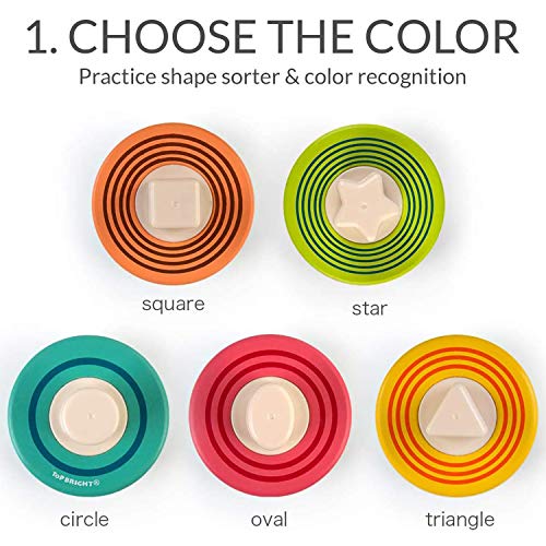 TOP BRIGHT Cupcake-Spiel Rollenspiel-Set - Cupcake Kinder-Spielzeug aus Holz für Kinder von 3-6 - inkl. Spatel, Kekse… – Bild 4