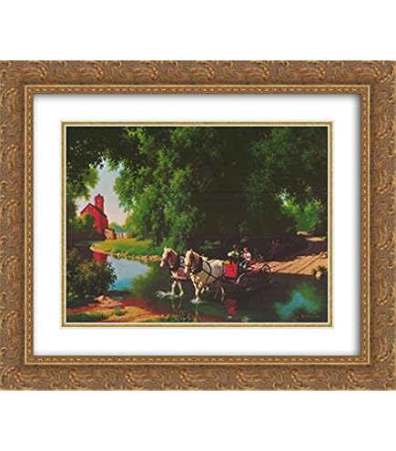 Amazon.com: Paul Detlefsen Framed and Double Matted Art 25x29
