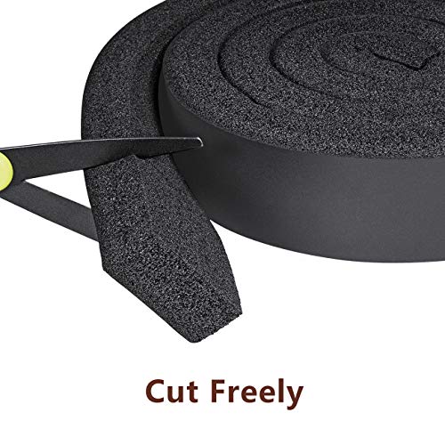 yotache Open Cell Foam Air Conditioner Insulation Seal Tape 2 X 1 Inch