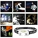 Pulomi Waterproof LED Headlamp USB Rechargeable Headlight Gesture Control Flashlight with Cree XP-G2 LED Adjustable Headband for Outdoor Sport Camping Hiking Climbing Fishing Reading
