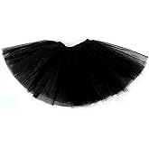Tutus for Women 5 Layered Tutus Girl Teens Short Skirt Colorful Running Skirts Rave Costume Tutu Dance Skirt