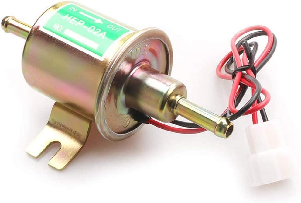 POFET HEP-02A New Gas Diesel Fuel Pump Inline Low Pressure Electric Fuel Pump 12V - Image 3