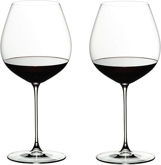 Amazon Com Riedel 6449 07 Veritas Pinot Noir Wine Glasses Set