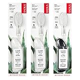 RADIUS Original Right Hand Toothbrush, Soft Bristles, Assorted Colors, Colors May Vary (Pack of 3)