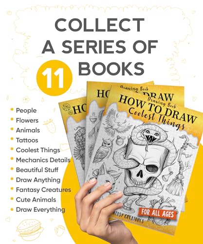 Drawing Book How to Draw Coolest Things Fantasy Creatures: This Step-By-Step Guide Will Teach You Draw. Basic and Beyond.