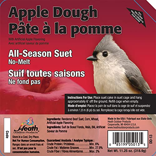 Heath Outdoor Products DD13 Apple Dough Suet Cake, Case Of 12 Pricepulse