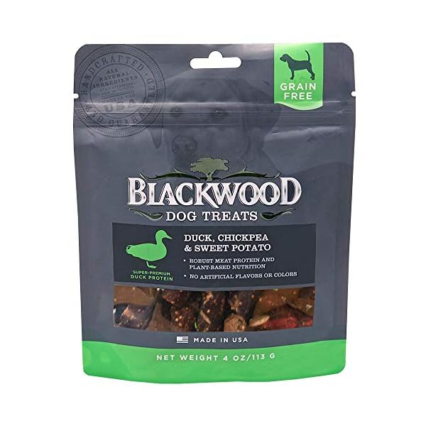 Blackwood Pet Food Pet Grain Free Dog Treats Made in USA [Duck