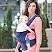 LÍLLÉbaby Complete Embossed Luxe Six-Position 360° Ergonomic Baby and Child Carrier, Blue
