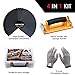 Sandpaper and Hand Sander Kit, 108 PCS 60 to 3000 Grit Sand Paper Assortment Wet Dry Sandpaper for Wood, Automotive Metal Finishing and Polishing