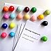 20 Pack Fridge Magnets Spherical Muliticolor Refrigerator Office Magnets for Calendars Whiteboards Maps Resin Fun Decorative Decoration