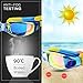 Hurdilen Kids Swim Goggles, Swimming Goggles for Kids Children, Anti-Fog Anti-UV Youth Swim Glasses with Nose Clip, Earplugs for Age 3-15
