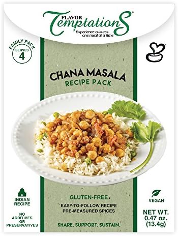 Flavor Temptations Chana Masala Recipe Kit, Set of 2