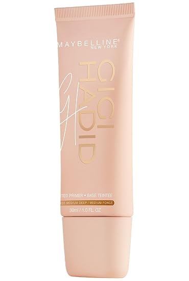 Maybelline New York Gigi Hadid Tinted Primer Medium Deep 1 Ounce