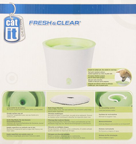 Catit Fresh & Clear Drinkfontein Voor Katten En Kleine Honden, 3 Liter - Afbeelding 6