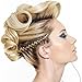 KingYou in-Ear Headphones Stereo Rose Gold Wired Earbuds Dynamic Crystal Clear Sound Noise-Isolating Earphones with Microphones for iPhone Android MP3 Player ¡­