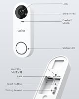 Reolink 2K Wi-Fi Video Doorbell Camera Chime 180° View 2-Way Audio Person view 8