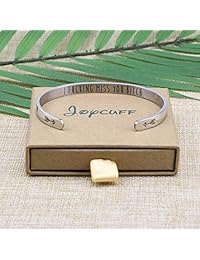 Joycuff Sister Bracelet Personalized Birthday Jewelry for Best Friend Women Gift BFF Engraved Mantra Cuff Bangle